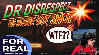 An insane and REAL GUN FIRE shooting at Dr. Disrespect's house while live broadcasting