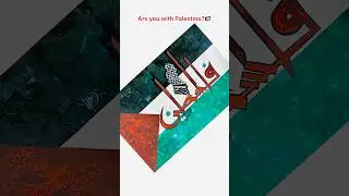 How to make Palestine flag 🇵🇸 | Palestine Flag Canvas Art #palestine