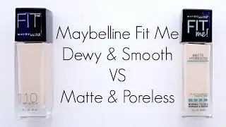 Обзор и сравнение: тональные основы Maybelline Fit Me в оттенке 110 Porcelain