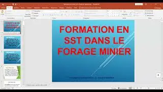 La Sant&eacute; S&eacute;curit&eacute; des Op&eacute;rations de forage et dynamitage