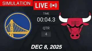 NBA LIVE! Golden State Warriors vs Chicago Bulls | December 8, 2025 | 2025 NBA Season Live 2K