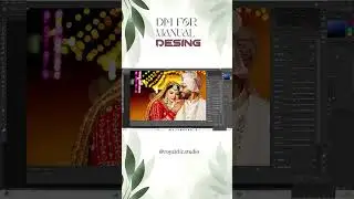 manual wedding album design #photoshoptutorial #albumdesing  #12x36album