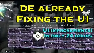 WARFRAME - New console UI fixes!