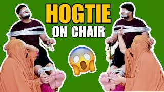 Hogtie Tape Escape Challenge on Chair 😱 | Funny Punishment with Burqa Wali Vlogs