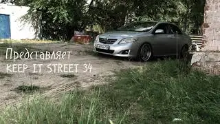 TOYOTA COROLLA E150 на Пневмоподвеске. KEEP IT STREET 34. Волгоград