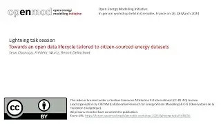 Towards an open data lifecycle tailored to citizen-sourced energy datasets