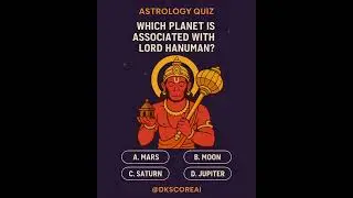 Daily Astrology Quiz Think you know your Vedic astrology  #dkscore #astrology #vedicastrology #quiz