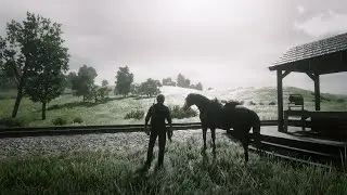 Red Dead Redemption 2 missouri navigation at emerald ranch with horse ultra graphics settings