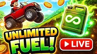 LIVE | Hill Climb Racing 😱 Unlimited Fuel 🚀 Non-Stop Gameplay #HillClimbRacing #LiveGaming