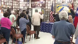 El exilio cubano recuerda el 20 de mayo en la Pequena Habana