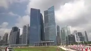 SBS Transit Service 30 Singapore Downtown view on 27 December 2013 - AYE Direction