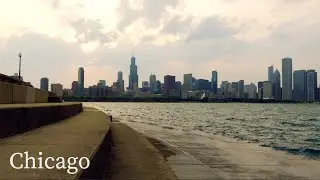 Relaxing Walk in Chicago:  Museum Campus to Buckingham Fountain *Soothing Wave and Bird Sounds*