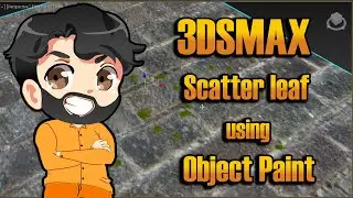 3ds max tutorial: how to scatter leaf on the ground