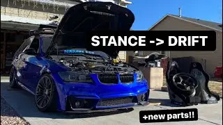 BMW N54 E90 335I SINGLE TURBO DRIFT CAR IN 10 MINS !!