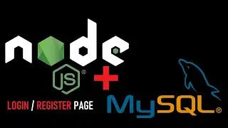 Make a register/login page in node js using MYSQL