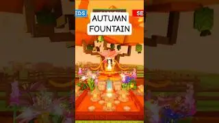 #14 Grow a Garden Design Ideas - Fall Fountain #growagarden