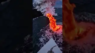Lava Meets Ocean &ndash; Hawaii - #volcano #lava #hawaii #oceanview #earthpower