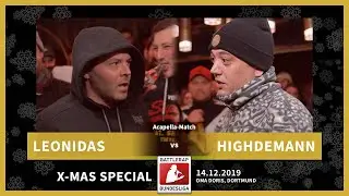 Leonidas vs Highdemann | BRB 2019 - X-Mas Special