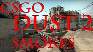 CSGO - DUST 2 MUST KNOW SMOKES!!