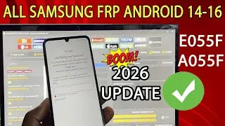 Samsung F05 SM E055F FRP Bypass Android 14/15 UnlockTool