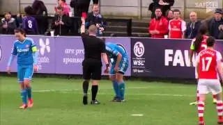 The tackle that left Kelly Smith with...