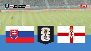 LIVE Europe World Cup - Qualification - Slovakia vs Northern Ireland - Live Score & Gameplay