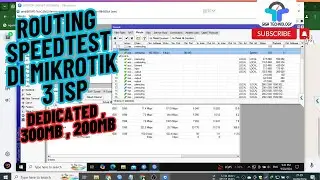Routing Speedtest on Mikrotik with 3 Loadbalance