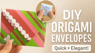 How To: Origami Gift Card Holder Envelope - Easy Tutorial!