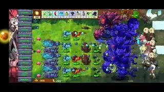 I'm playing PVZ fusion.(The Zombies won)😭😞