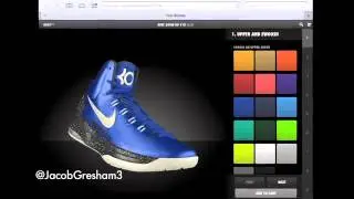 Kevin Durant designs KD Vs on NIKEiD com