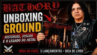 ⚔️ Bathory, Perdition Temple, Winter Eternal, Sinuous + Livro Denfire (Unboxing Ground )