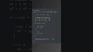 Java Program to Find GCD for both positive and negative numbers