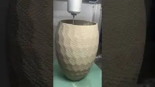 #shorts Moore X Clay 3D printer-Printing a big size pottery vase