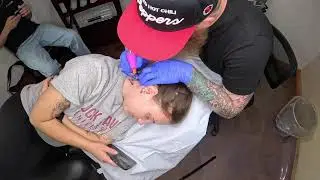 Streaming Live from my #GoPro tattoo butterfly's behind the ear