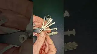Skeleton keys open a padlock fast!