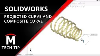 Project Curve and Composite Curve - SOLIDWORKS Tech Tip