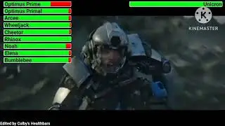 Transformers: Rise of the Beasts (2023) Final Battle with healthbars (3/3) 