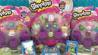 Shopkins Season 1 & 2 Pack Basket 5 12 Limited Edition Hunt Blind Bag Unboxing Opening