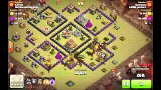Clash of Clans DaKirch attack 1 Untamed Dragons War 73
