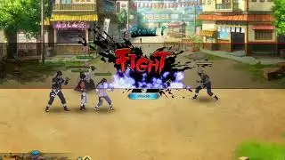 команда огня бесконечное комбо Naruto Online Fire Main  team Scarlet blaze combo infiniti