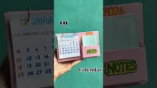 DIY Calendar 🗓️ #shorts #diy #calendar #handmade #2026