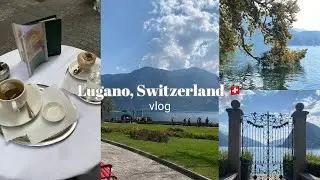 Lugano vlog I day trip from Milano: come to Switzerland with me and my friend🩵🇨🇭