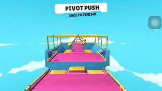 Playing with Pivot Push map in Stumble Guys | Facts and Fun