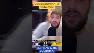 Мичиган РАЗНОСИТ Гонзагу и выиграет Players Era #goblue #ncaabasketball #basketball #michiganwolv...