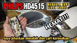 Cara Memperbaiki Rice Cooker Digital Philips HD4515 Menyala Tapi Tidak Bisa Cook