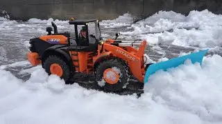 Snow plow - Hitachi ZW370 - 3D printed