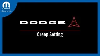 Creep Setting | How To | 2024 Dodge Charger EV