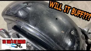 Motorcycle Detailing - Harley Davidson Street Bob Wet Sanding, will this paint buff out?