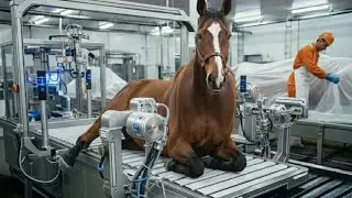 Inside the Modern Horse Leather Factory: From Raw Horsehide to Premium Fashion Jackets | Full Proces