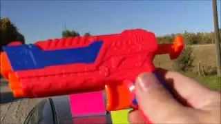 SHOW TIME BOX OPENING NERF GUN ADVENTURE FORCE PART 3 OF 4 HAUL OF FOUR SOFT DARTS X-FORCE AMMO BIN.